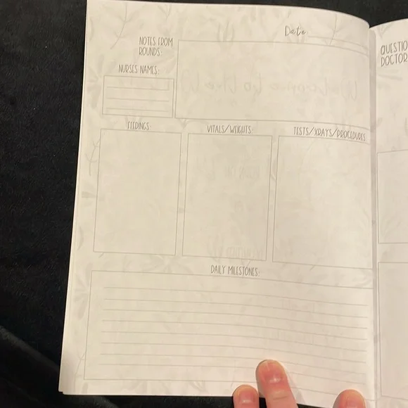 NWOT NICU Moments parent journal - Picture 4 of 6